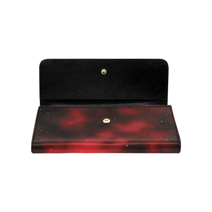 Nebula Pattern Print Design A03 Women's Trifold Wallet