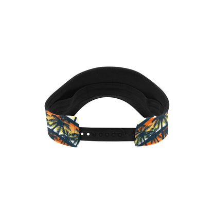 Palm Tree Sunset Design Print Unisex Sun Visor