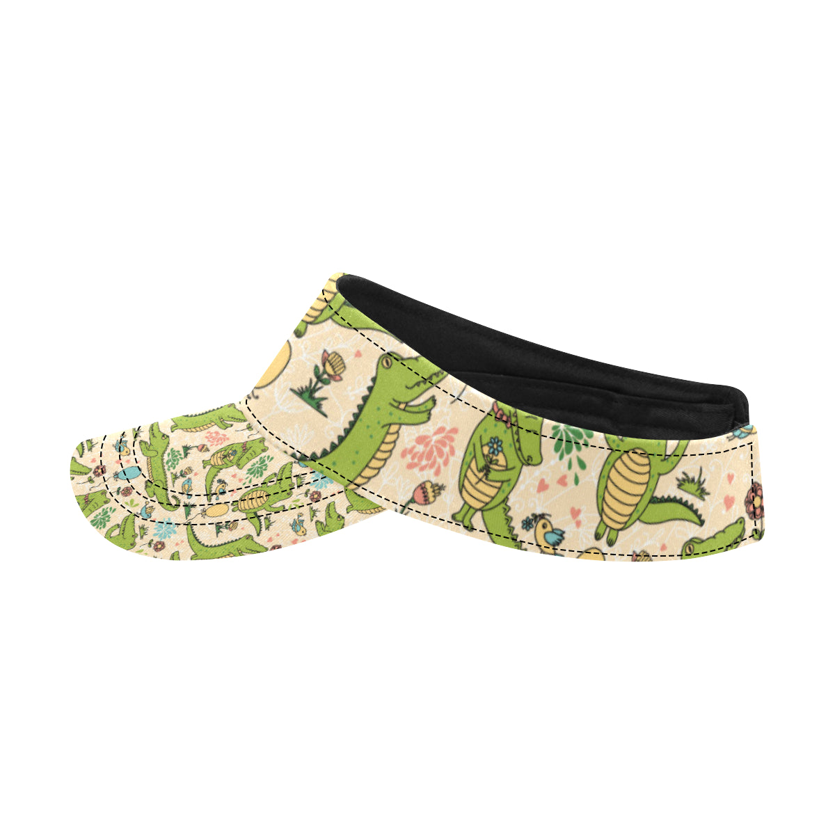 Alligator Pattern Print Design 01 Unisex Sun Visor