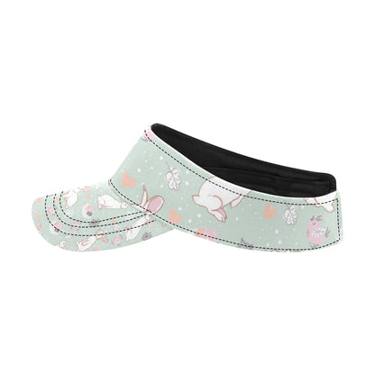 Rabbit Pattern Print Design RB011 Unisex Sun Visor