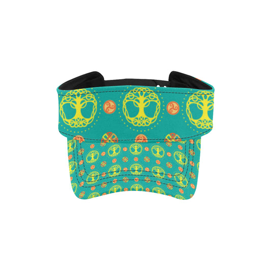 Celtic Tree of Life Print Pattern Unisex Sun Visor