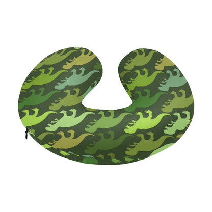 T Rex Pattern Print Design A03 U-Shaped Travel Neck Pillow