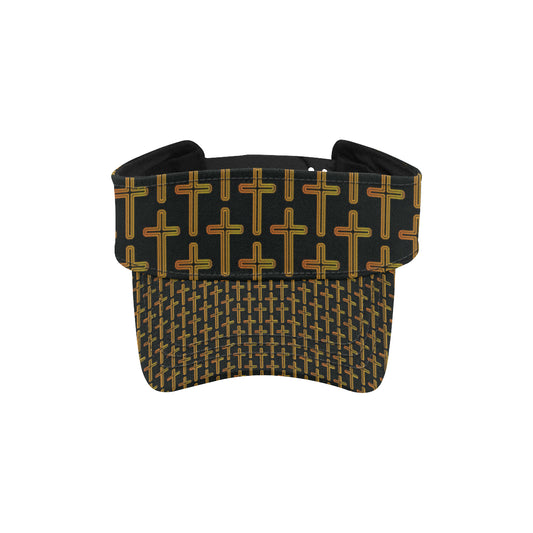 Cross Pattern Print Design 02 Unisex Sun Visor