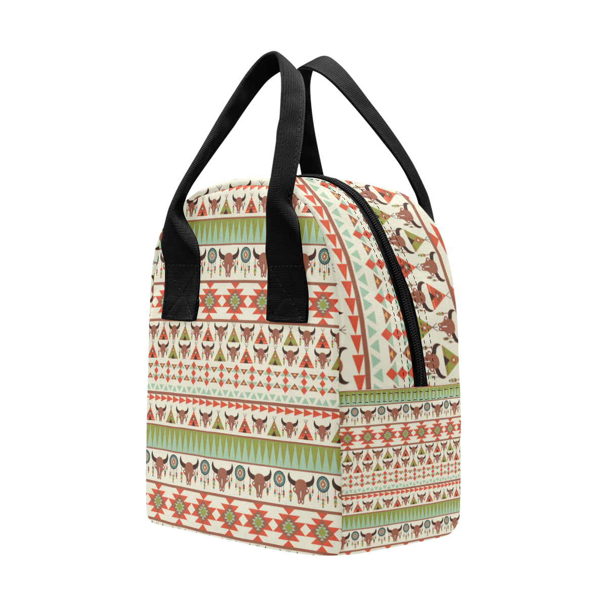 American indian Ethnic Pattern Insulated Lunch Bag