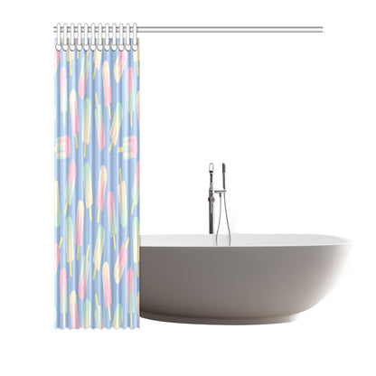 Ice Cream Pattern Print Design 05 Shower Curtain