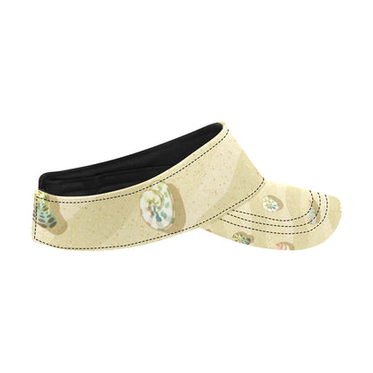 Beach with Seashell Theme Unisex Sun Visor