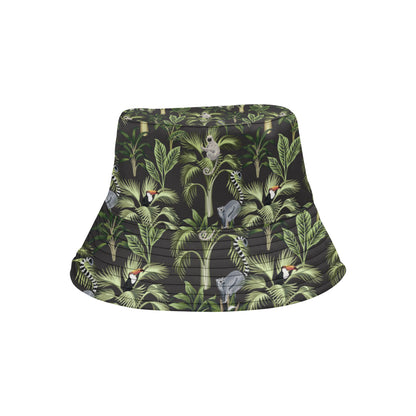 Rainforest Pattern Print Design RF05 Unisex Bucket Hat