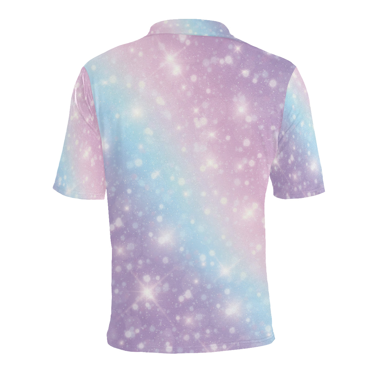 Cosmic Pastel Pattern Print Design 02 Men Polo Shirt
