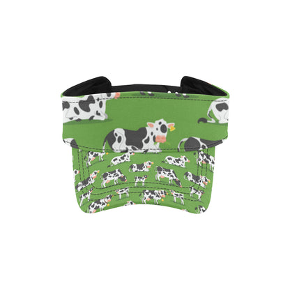 Cow Happy Print Pattern Unisex Sun Visor