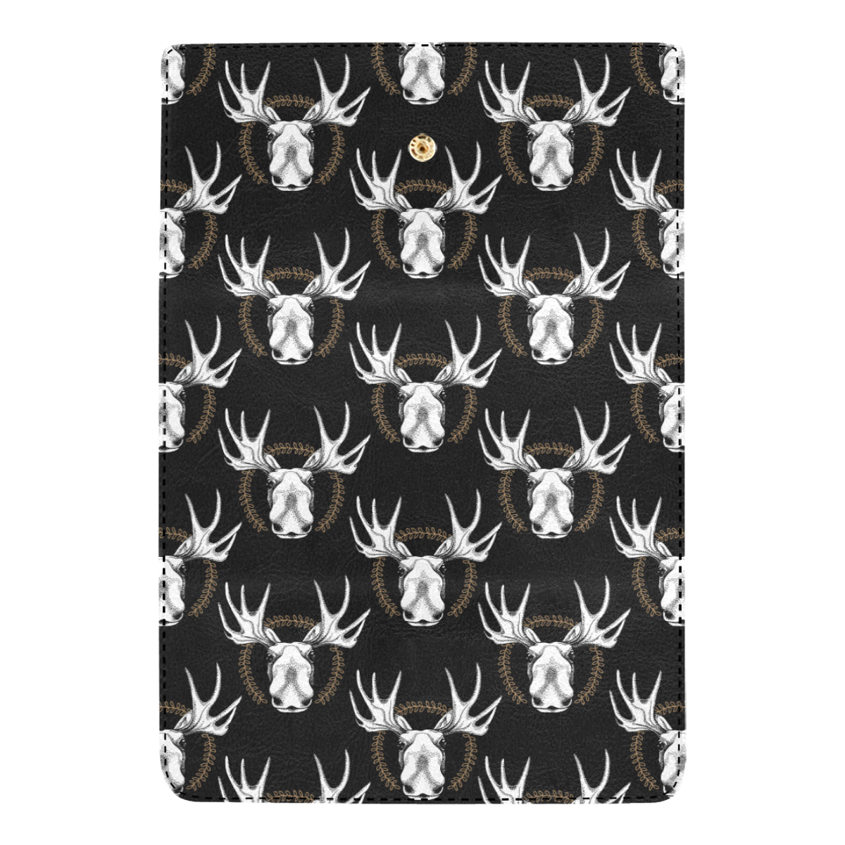 Moose Pattern Print Design 02 Women's Trifold Wallet