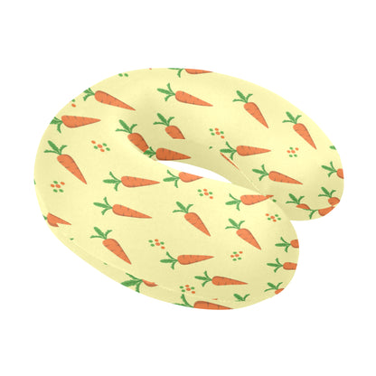 Carrot Pattern Print Design 04 U-Shaped Travel Neck Pillow