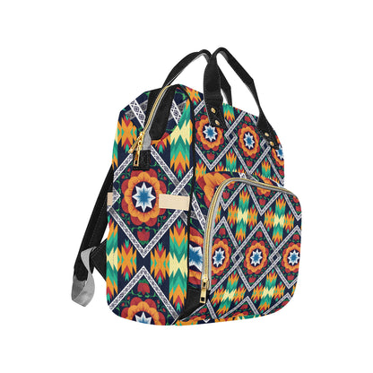 African Kente Diaper Bag Backpack