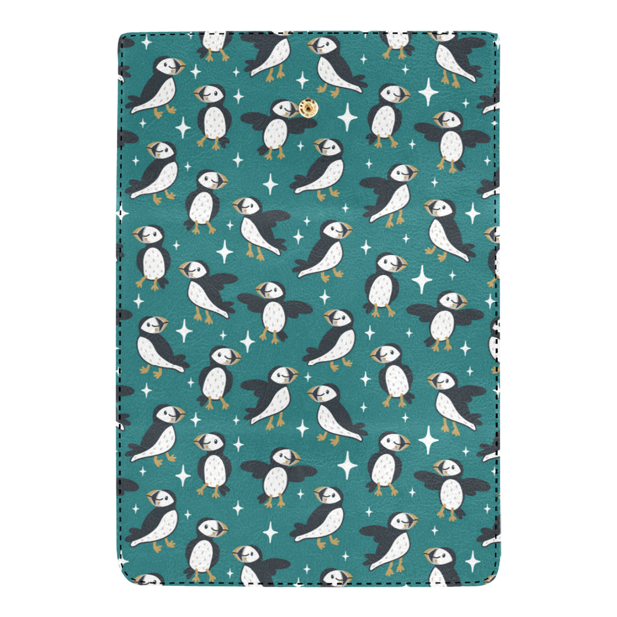 Puffin Pattern Print Design A05 Women's Trifold Wallet