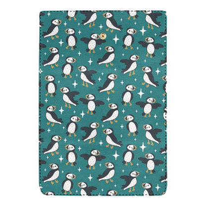 Puffin Pattern Print Design A05 Women's Trifold Wallet