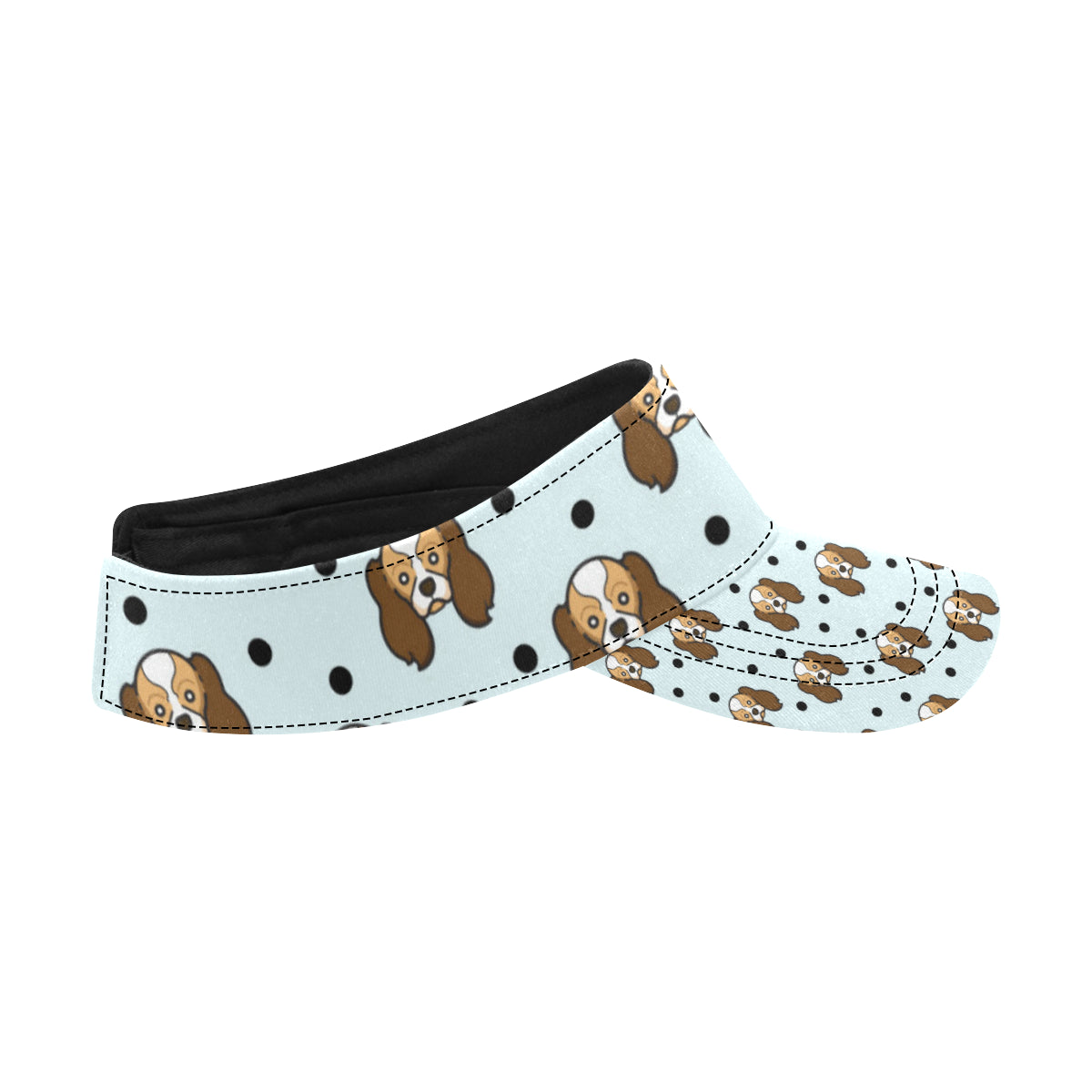 Cavalier King Charles Spaniels Pattern Print Desig Unisex Sun Visor