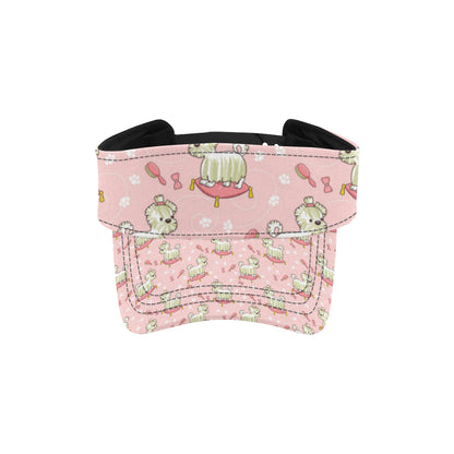 Bichons Frise Pattern Print Design 01 Unisex Sun Visor
