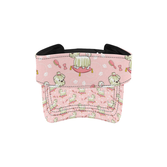 Bichons Frise Pattern Print Design 01 Unisex Sun Visor