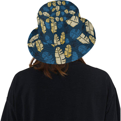 Banana Leaf Pattern Print Design BL09 Unisex Bucket Hat