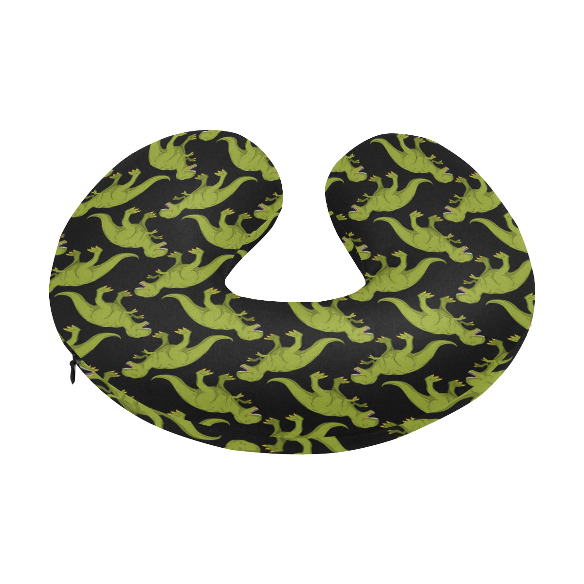 T Rex Pattern Print Design A02 U-Shaped Travel Neck Pillow