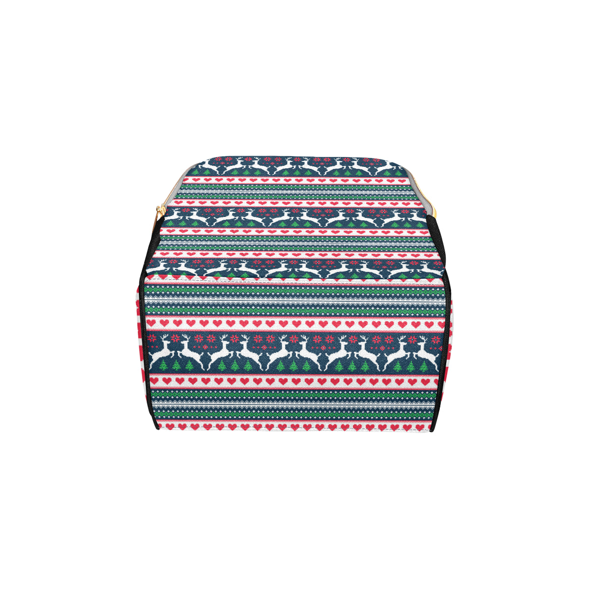 Reindeer Pattern Print Design 03 Diaper Bag Backpack