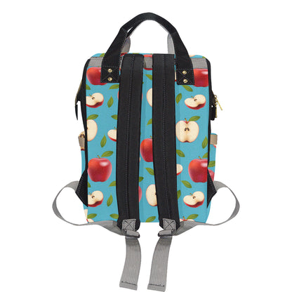 Apple Pattern Print Design AP012 Diaper Bag Backpack