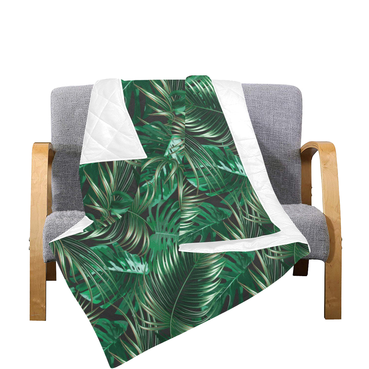Tropical Flower Pattern Print Design TF012 Premium Quilt