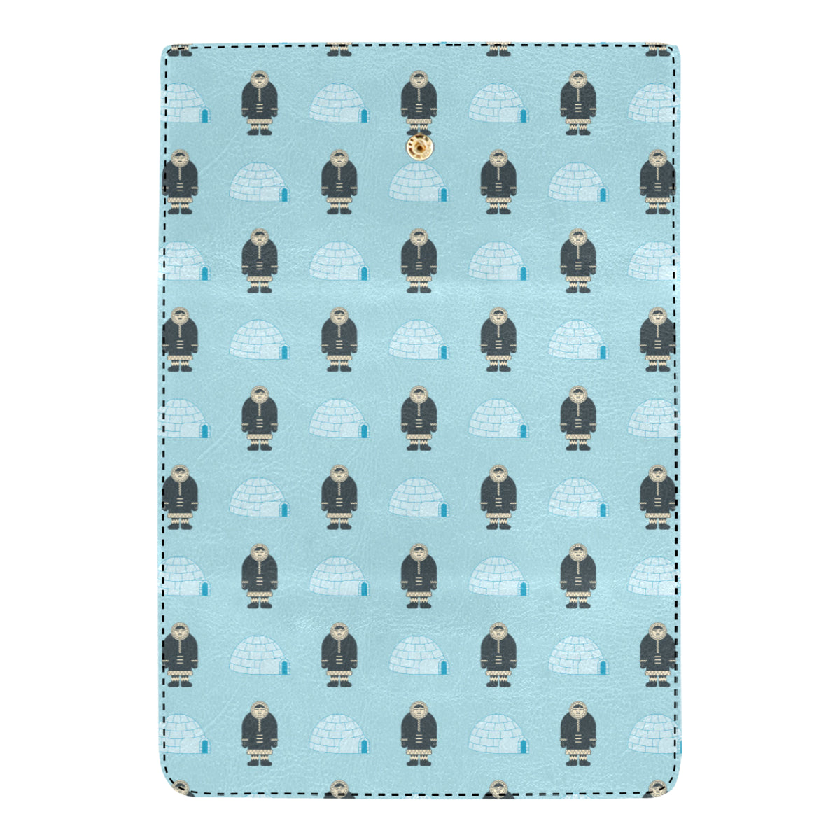 Eskimo Pattern Print Design 03 Women's Trifold Wallet