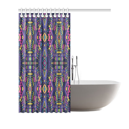 Aztec Pattern Print Design 07 Shower Curtain