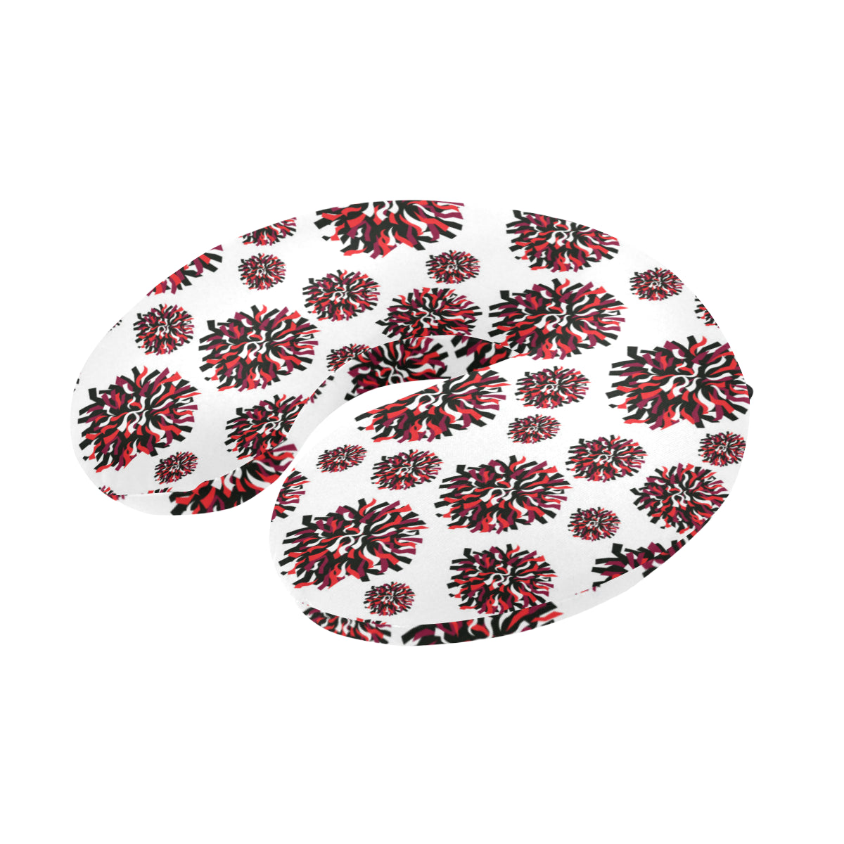 Cheerleader Pattern Print Design 01 U-Shaped Travel Neck Pillow