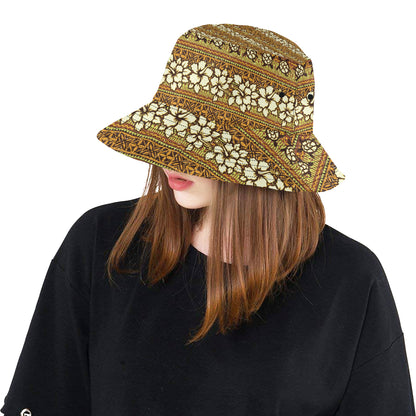 Hawaiian Themed Pattern Print Design H015 Unisex Bucket Hat