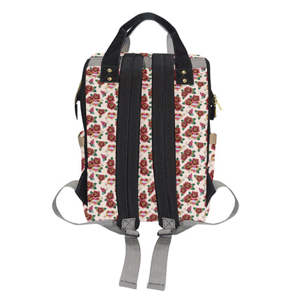 Old School Tattoo Rose Pattern Diaper Bag Backpack
