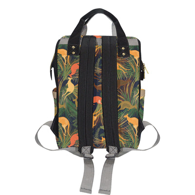 Kangaroos Pattern Print Design 07 Diaper Bag Backpack