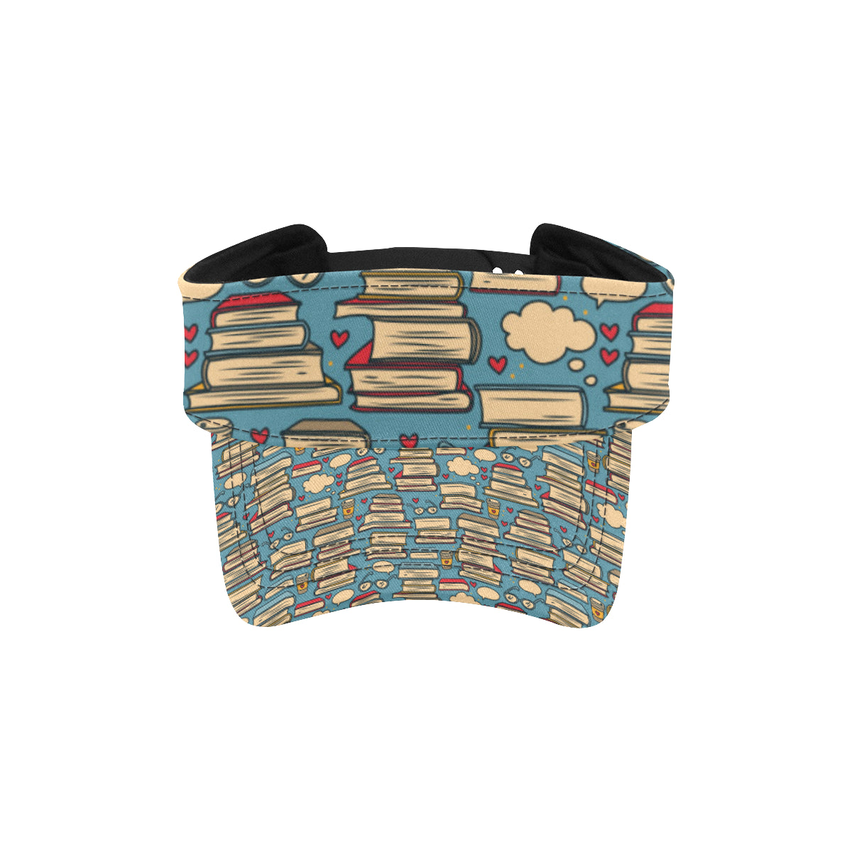 Book Pattern Print Design 03 Unisex Sun Visor