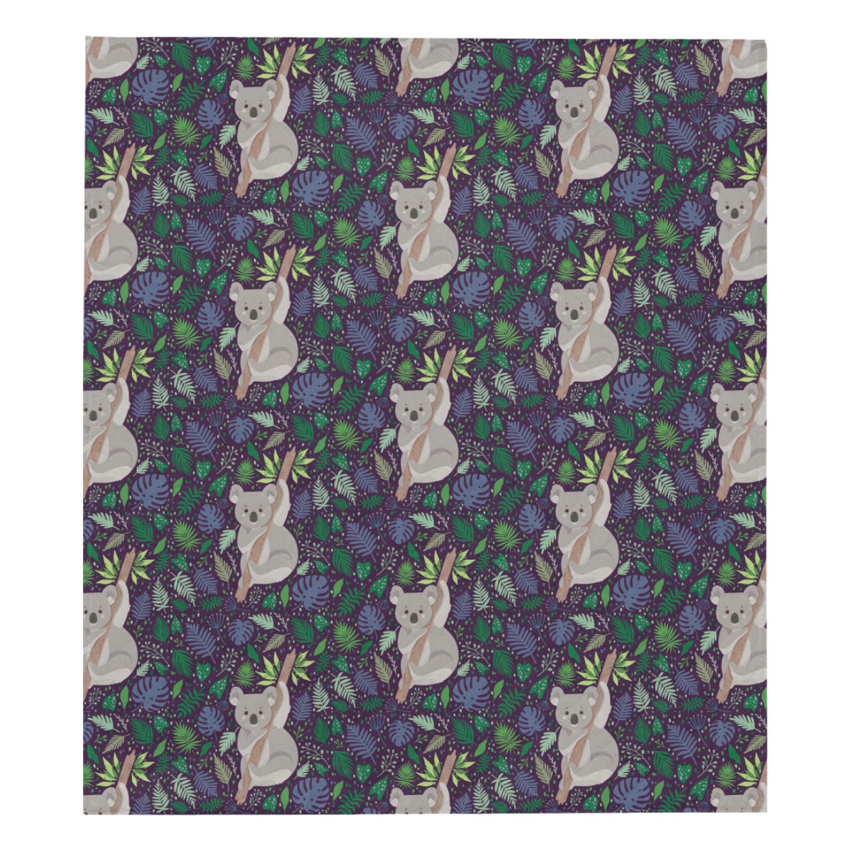 Koala Pattern Print Design 06 Premium Quilt