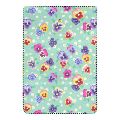Pansy Pattern Print Design PS08 Women's Trifold Wallet