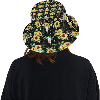 Sunflower Pattern Print Design SF08 Unisex Bucket Hat