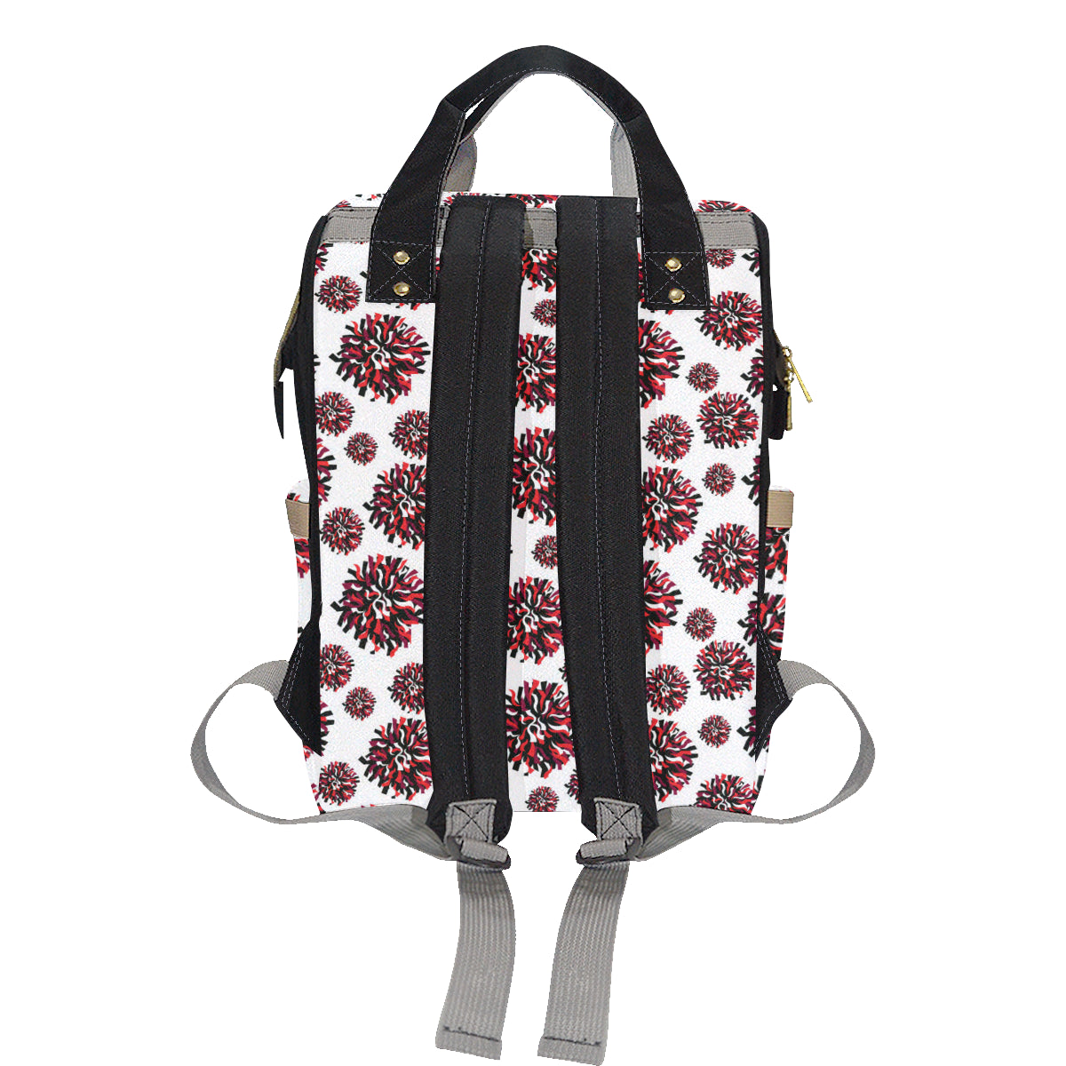 Cheerleader Pattern Print Design 01 Diaper Bag Backpack