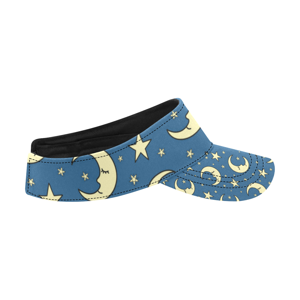 Moon Night Pattern Print Design 03 Unisex Sun Visor