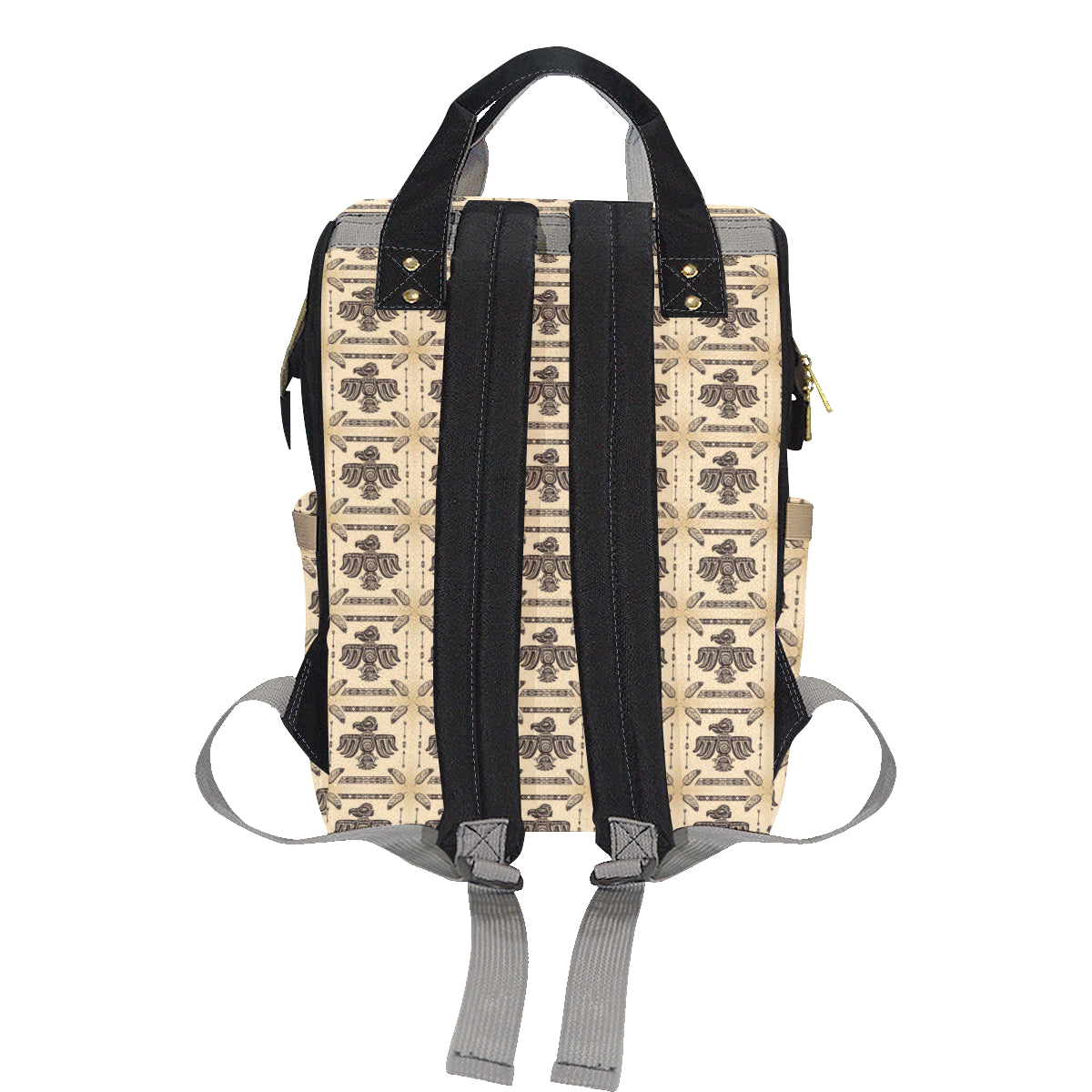 Native American Themed Design Print Diaper Bag Backpack