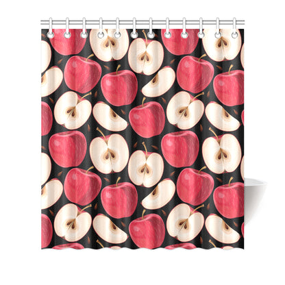 Apple Pattern Print Design AP02 Shower Curtain