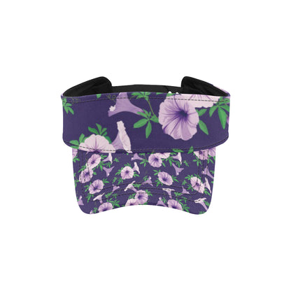 Morning Glory Pattern Print Design MG01 Unisex Sun Visor