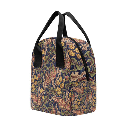Floral Vintage Classic Print Insulated Lunch Bag