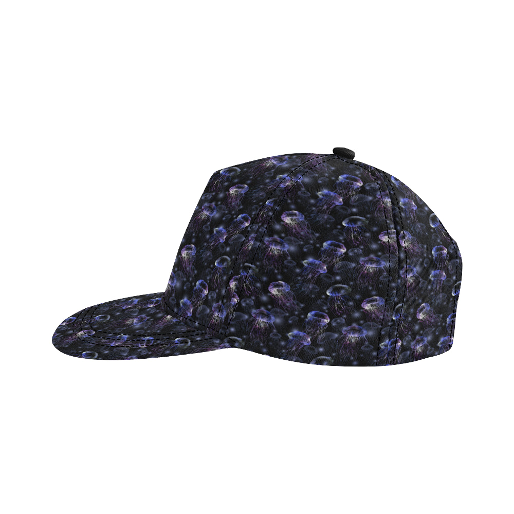 Jellyfish Themed Snapback Cap