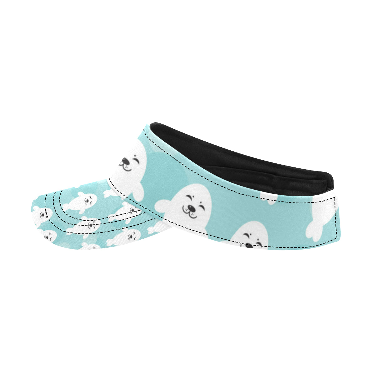 Sea Lion Baby Pattern Print Design 01 Unisex Sun Visor