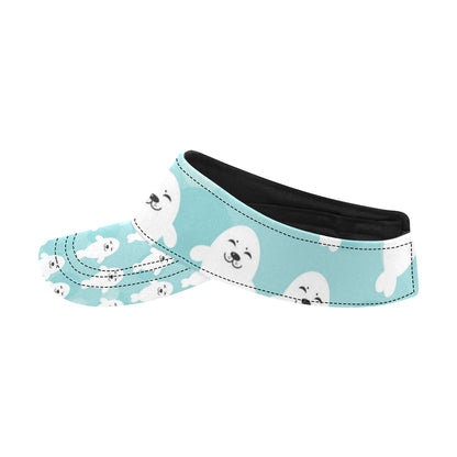 Sea Lion Baby Pattern Print Design 01 Unisex Sun Visor