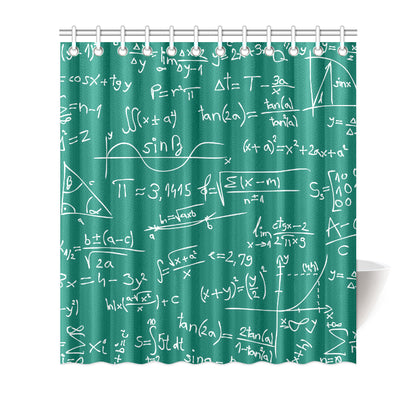 Math Pattern Print Design 01 Shower Curtain
