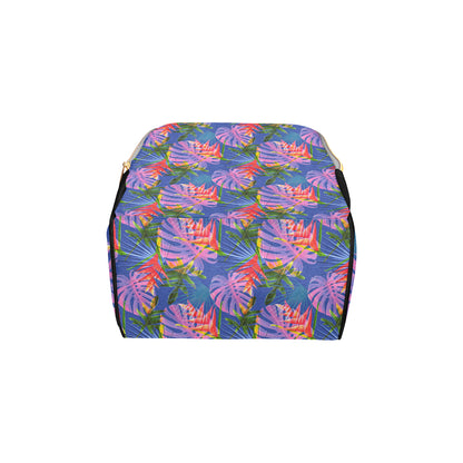 Tropical Flower Pattern Print Design TF025 Diaper Bag Backpack