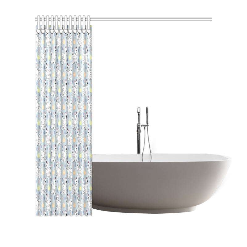 Maltese Pattern Print Design 04 Shower Curtain
