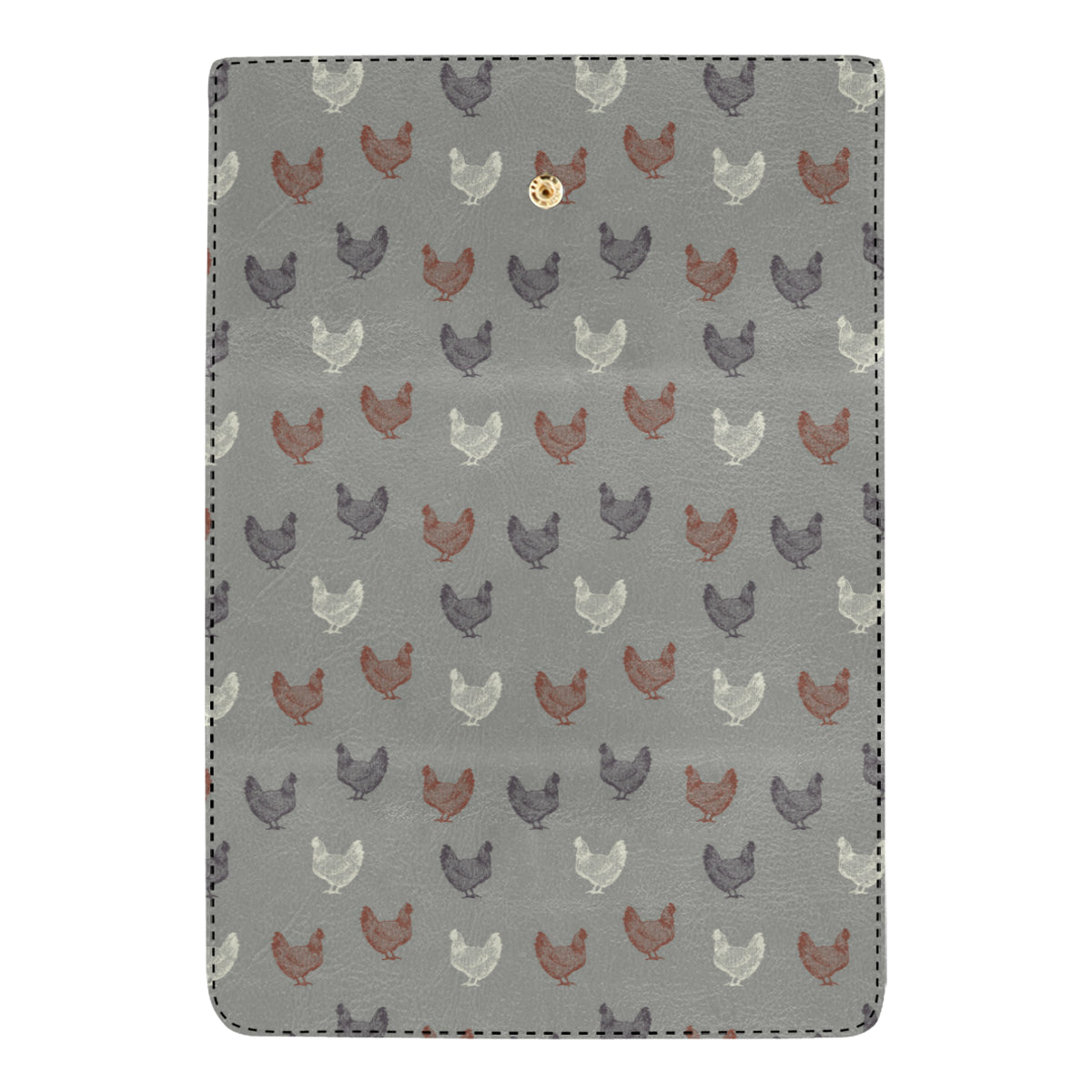 Chicken Pattern Print Design 01 Women's Trifold Wallet