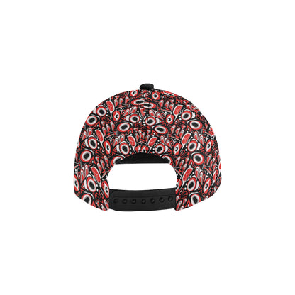 Totem Pole Texture Design Snapback Cap